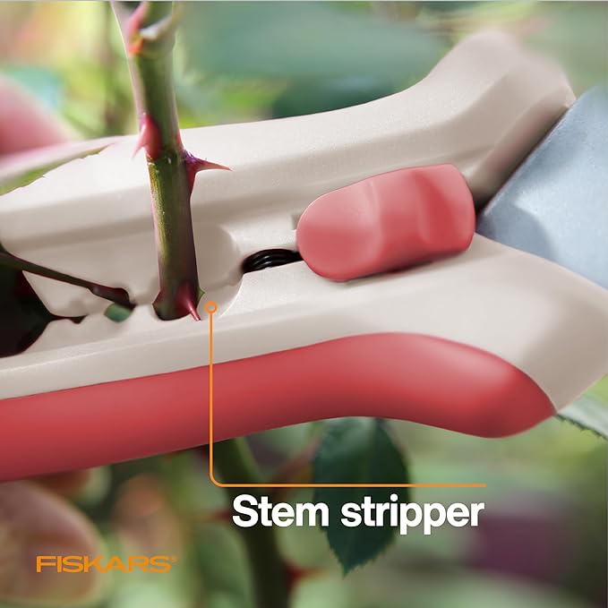Fiskars Floral Pruning Shears - Plant Cutting Scissors/Garden Clippers For Deadheading and Working with Flowers - Spring Bloom