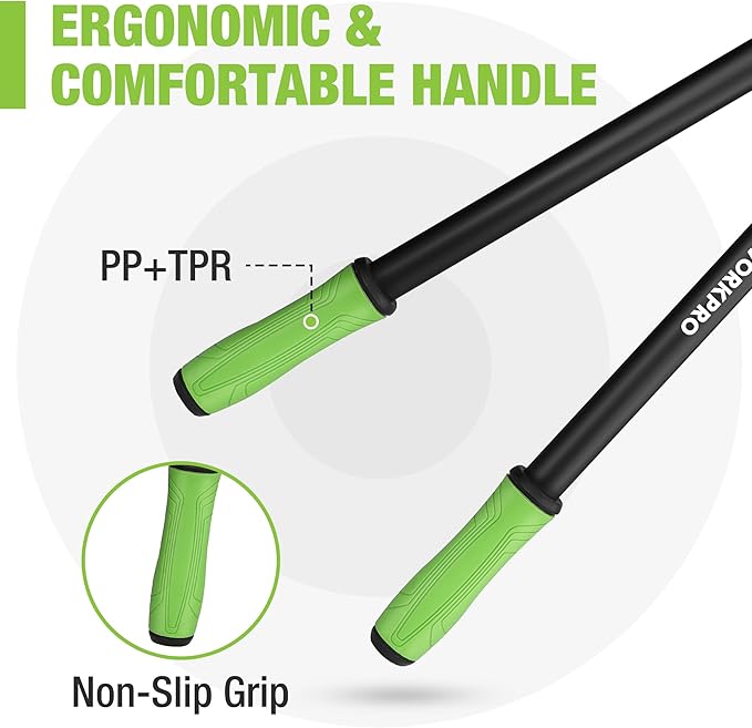 WORKPRO Bypass Lopper, 28" Branch Cutter with 65MN Spring Steel Blade, Heavy Duty Tree Trimmer with 1-1/4inch Cutting Capacity, Perfect for Cutting Shrubs and Branches