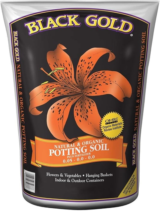 Sun Gro Horticulture SUNGRO HORTICULTURE Black 8-Quart Gold 1302040 Organic Potting Soil