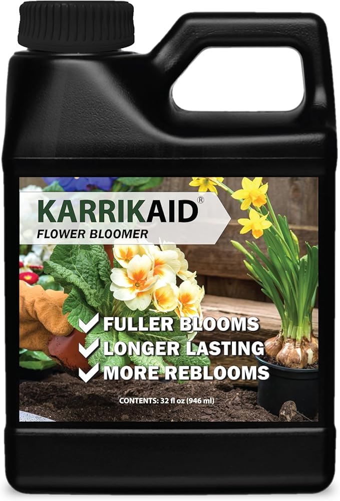 Flower Bloomer Liquid Ultimate Solution to Accelerate Flower Growth Bloom Nutrition and Enhance Blooming for Your Garden - 32 fl oz