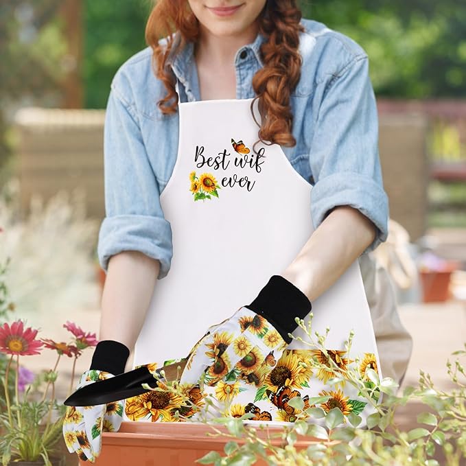 Gifts for Wife from Husband- Wife Gifts - Gardening Tools Gifts, Birthday Gifts for Wife, Mothers Day Gardening Gifts for Wife, Her, Garden Outdoor Tools Kit Stuff Gift for Plant Lovers Wife
