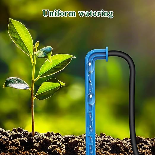 Drip lrrigation Kit System, Solar Automatic DlY Watering Device Supported Pots Plants, Equipment Set for Garden Greenhouse Flower Bed Patio Lawn(Extra Accessories Kit)