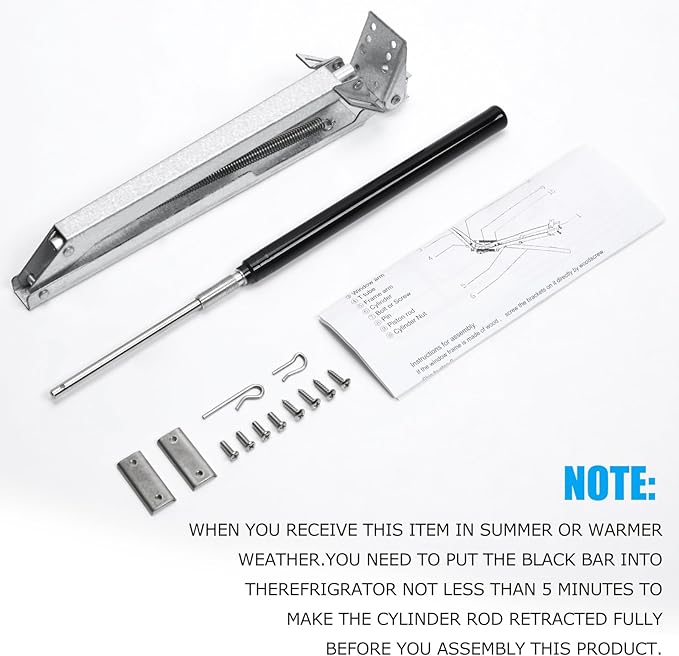 CHANGE MOORE Auto Vent Opener Automatic Greenhouse Window Opener Roof Vent Opener Auto Vent Kit Sensitive Gardening Tools Automatic Greenhouses Supplies (1Pack Single Spring Up to 33lbs)