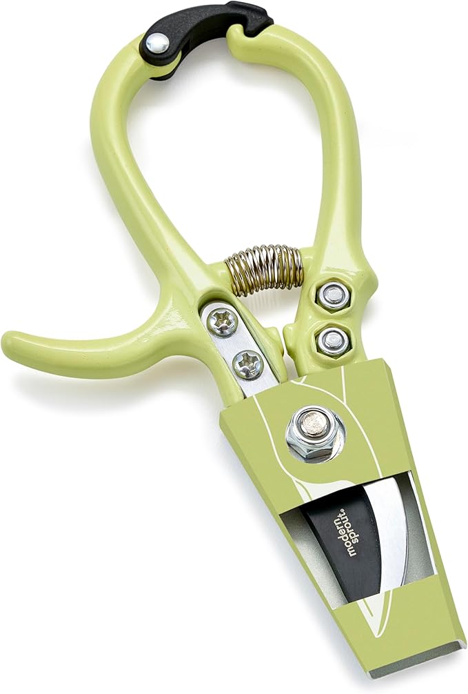 Modern Sprout Gardening Pruners, Lightweight, Durable, Green, One Size (Chartreuse)