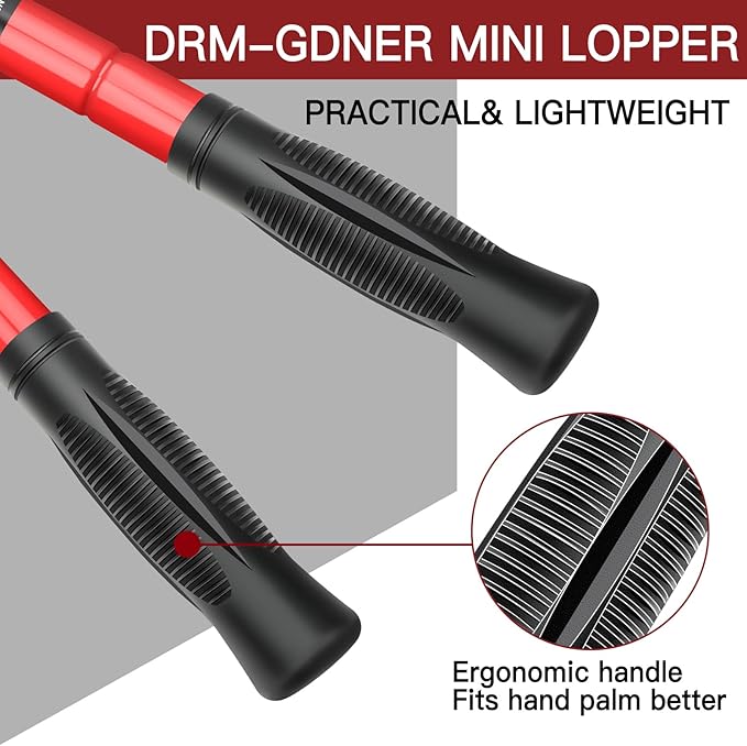 Extendable Bypass Lopper, Garden Tree Trimmer with Sharp SK5 Blade and 17"-23" Telescopic Handle, Branch Cutter Cutting up to 2"