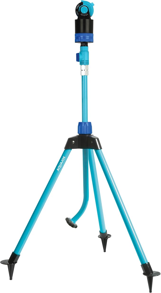 Aqua Joe AJ-6PSTB Indestructible Series 6 Pattern HD Sprinkler/Mister Combo, 360 Degree Coverage