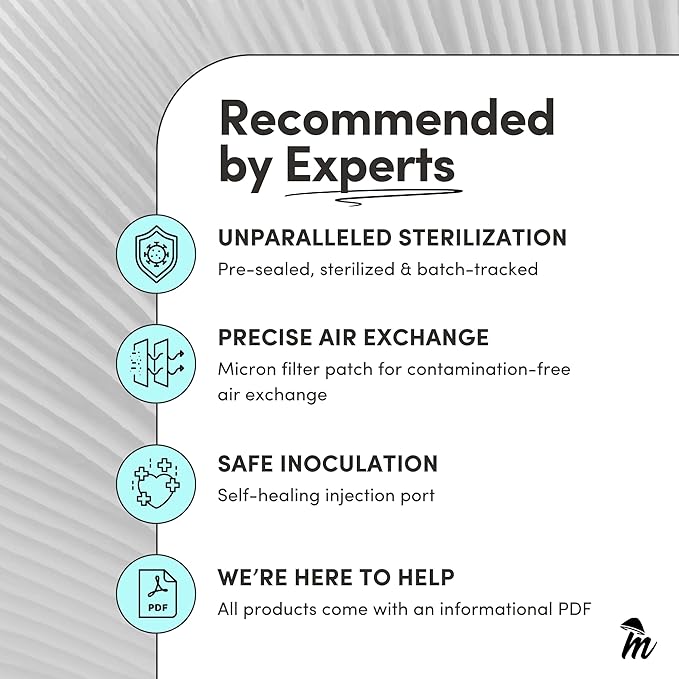 Mycelium's Superior Dung-Loving Mushroom Substrate & Milo Grain 3 LB All-in-One Bag – Organic Coco Coir, Vermiculite & Gypsum Formula, Pre-Sterilized & Ready for Easy Home Cultivation