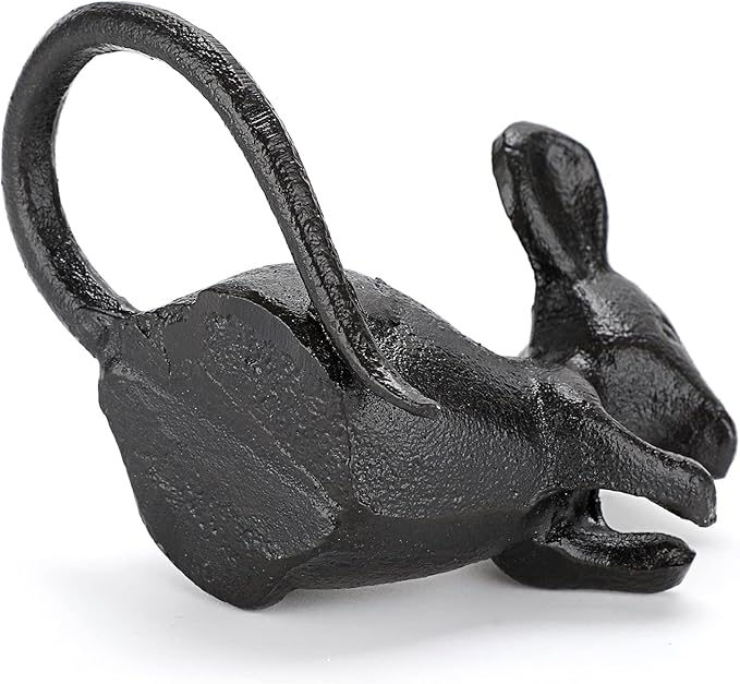 OwnMy 2 Cast Iron Cute Mouse Figurine Sculpture Black Mice Statues Carved Desktop Ornaments Figurines, Decorative Creative Animal Figurine Indoor Outdoor Statues for Garden Patio Yard Home Decoration