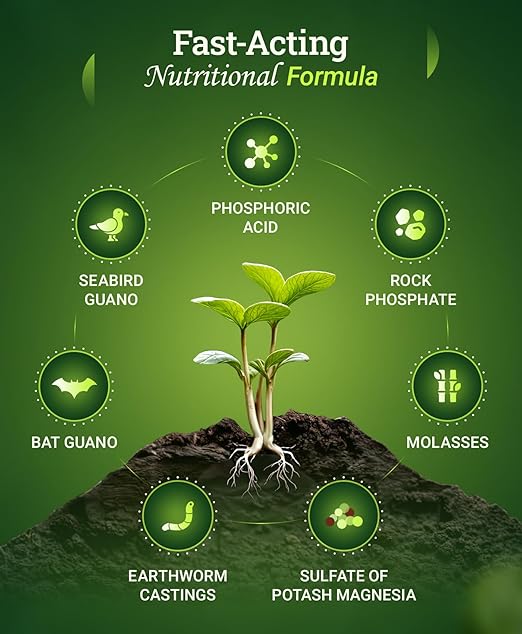 Foxfarm Bushdoctor Bembé Concentrate, Fast-Acting Liquid Plant Fertilizer, Enhances Natural Sugars for Sweetness and Flavor - Easy Absorption for Soil, Containers, and Hydroponics- NPK 0-1-3 (Gallon)