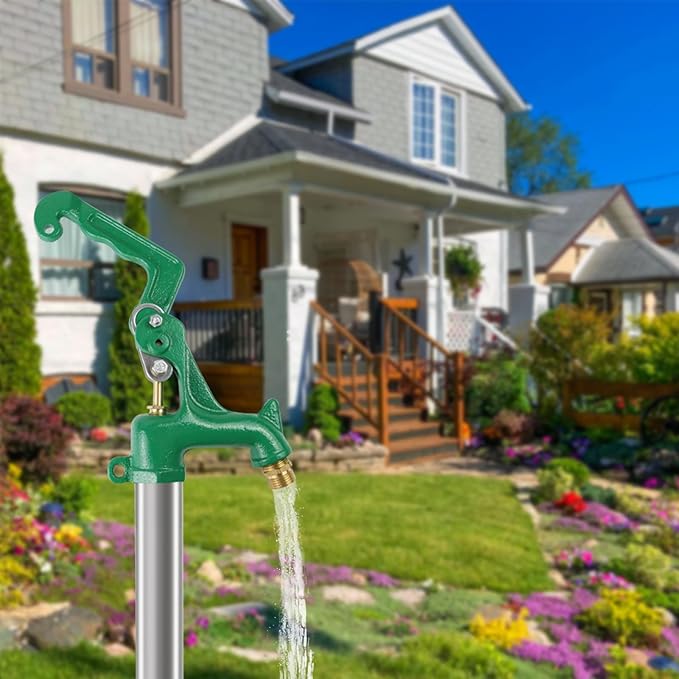 5.25ft Frost Free Yard Hydrant Frost Proof Outdoor Faucet Freeze Proof, Water Hydrant 3/4" Pipe Connection,Outdoor Faucet for Yard Garden Irrigation,5.25' Total Length 36" Bury Depth