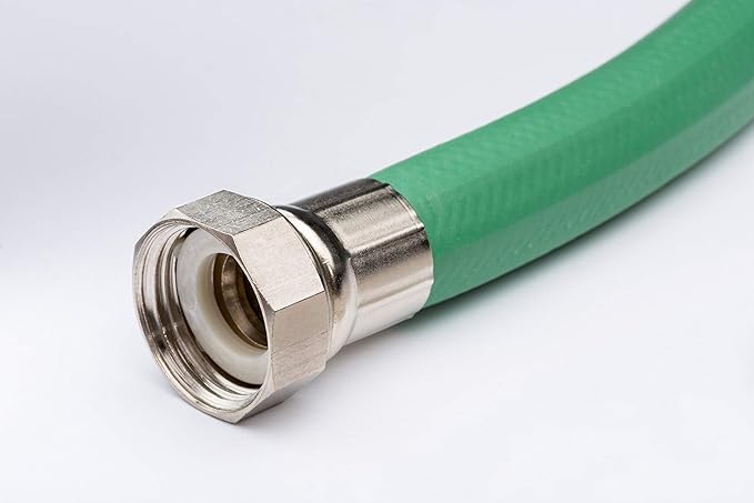 Rain Bird PGH50 Premium Heavy-Duty Garden Hose, 100% EDPM Rubber, Hexagonal, 5/8" Inside Diameter x 50’ Long, Green