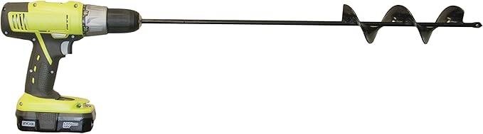 Willard & May Flower Bulb HEX Shaft Drill Planter, Non-Slip – 2.75 by 24 inch - Bulb & Bedding Plant Auger