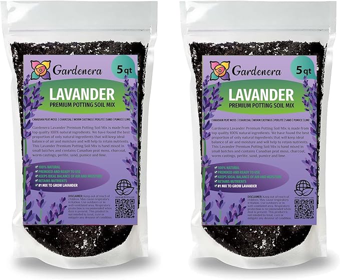 Lavender Planting Soil - Nurture Your Plants with a Premium Potting Mix - 10 QUARTS