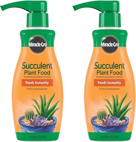 Miracle-Gro Succulent Plant Food, 8 oz., For Succulents including Cacti, Jade, And Aloe