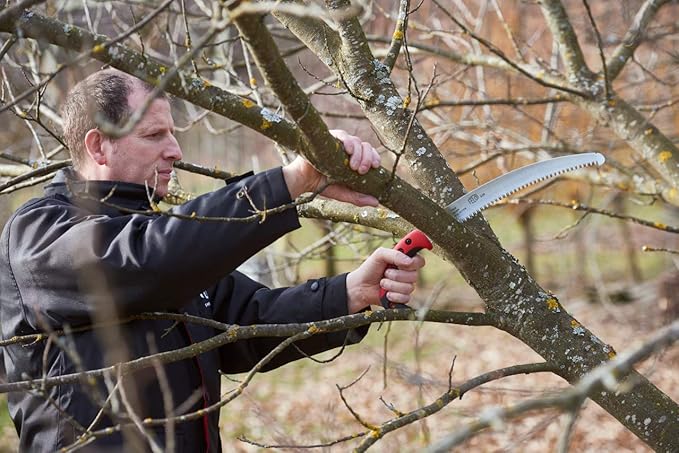 Felco F 630 Full-stroke pruning saw, 13 in, Red, Silver, Black
