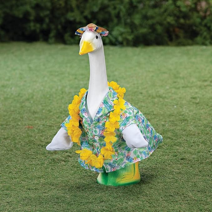 Fox Valley Traders Hawaiian Goose Outfit by GagglevilleTM, Fits Large 23" H Statue