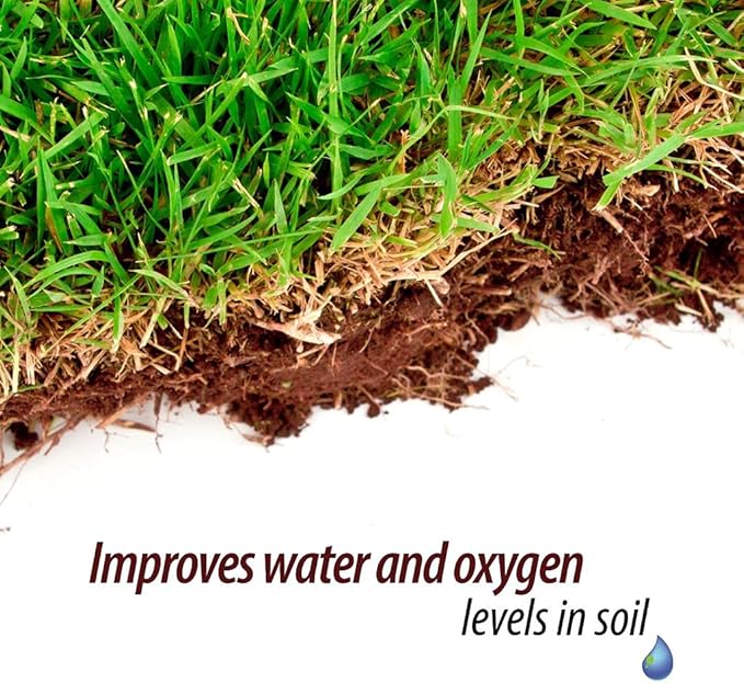 Duration Soil Surfactant Wetting Agent – Liquid Lawn Aeration Loosens Compacted Turf to Enhance Water Absorption and Air Circulation to Plant Roots – Earth Friendly Soil Activator (32 oz)