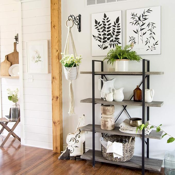 2 Pieces 6-Inch Outdoor Indoor Small Decorative Iron Wall Hooks for Hanging Lanterns Solar Lights Hummingbird Feeders Wind Chimes Hangers, Black