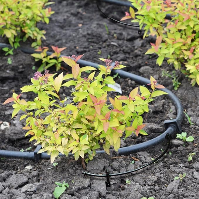 20M PVC Watering Tubing Hose Pipe 4/7mm DIY Micro Drip Irrigation System for Home Garden Yard Lawn Landscape Patio Plants Flowers Water Supply Pipe