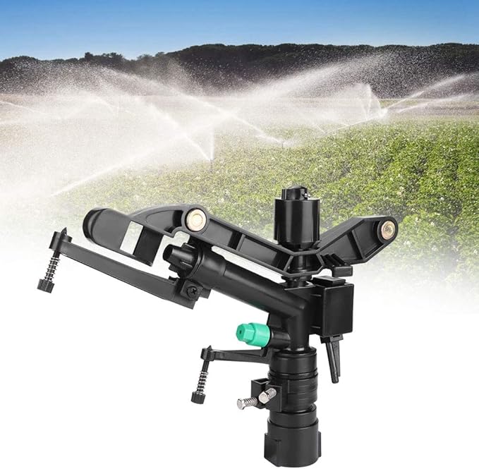 Sprinkler G1 Female Thread Rocker Arm Nozzle Rotating Rocker Nozzle Irrigation System Lawn Garden Roads Patio
