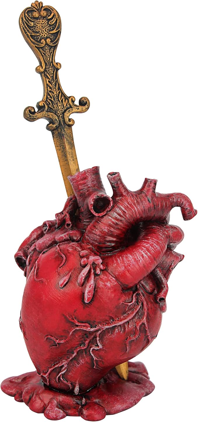 Design Toscano Edgar Allen Poe s Tell-Tale Heart Statue 5 Inch