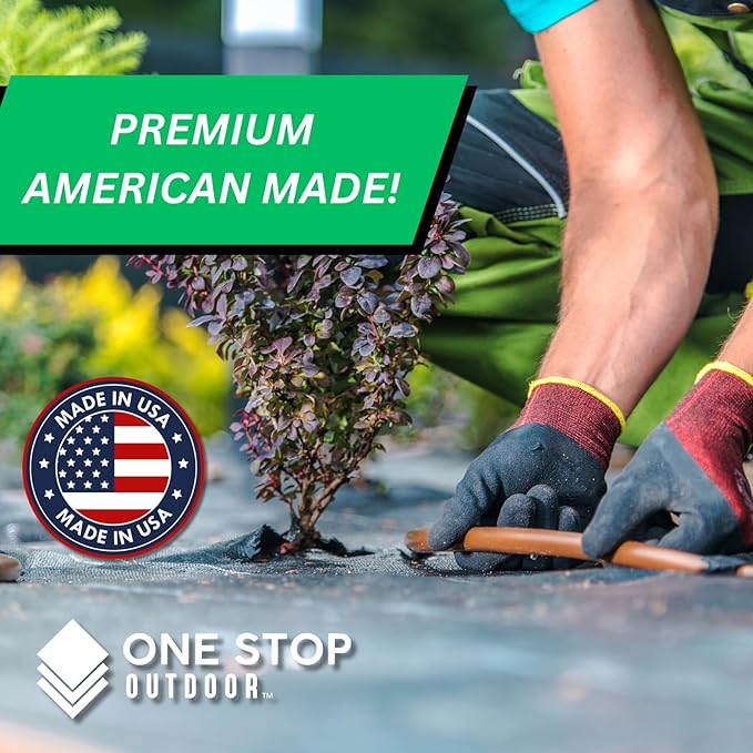 50' ft USA Made Premium 1/4-Inch Drip Irrigation Poly Supply Tubing, for Irrigation Drippers, Drip Emitters, and Drip Systems - Polyethylene (Works with Raindrip, Rainbird & More) (Black 50')
