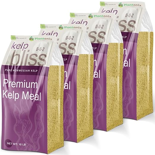 Kelp Bliss Fertilizer (40lbs) - Kelp Meal Organic Fertilizer - Kelp Fertilizer for Plants - Plant Fertilizer & Garden Fertilizer - Organic Kelp Meal for Potting Soil, Garden Soil, Vegetables, & Lawns