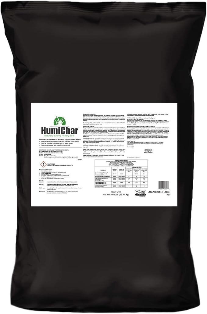 The Andersons HumiChar Organic Soil Amendment with Humic Acid and Biochar (40 lb)