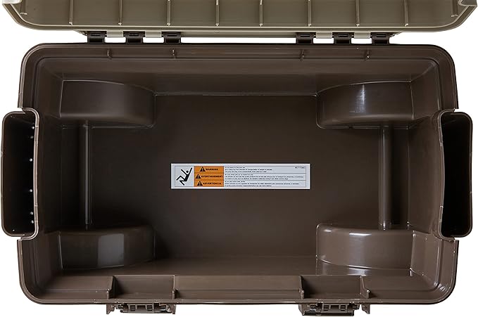 AMES 20213200 Rolling Lawn & Garden Storage Cart for Storing Tools & Cleaning Supplies, Lid Doubles as Seat, 225 lb. Weight Capacity