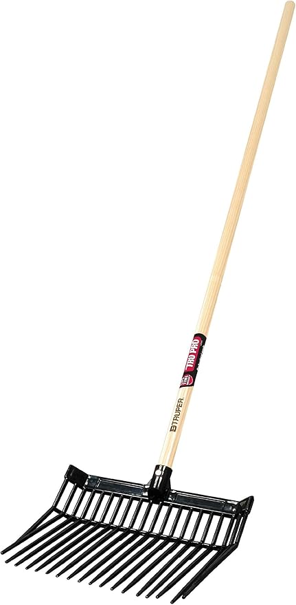 Truper 33569 Tru Pro Plastic Bedding Fork, 16-Tine