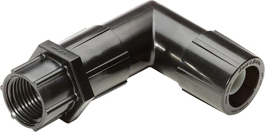 Rain Bird EAFPT-1S Drip Irrigation Elbow Adapter, 1/2" Female Pipe Thread x Easy Fit Universal Fitting, Fits All 1/2" and 5/8" Drip Tubing