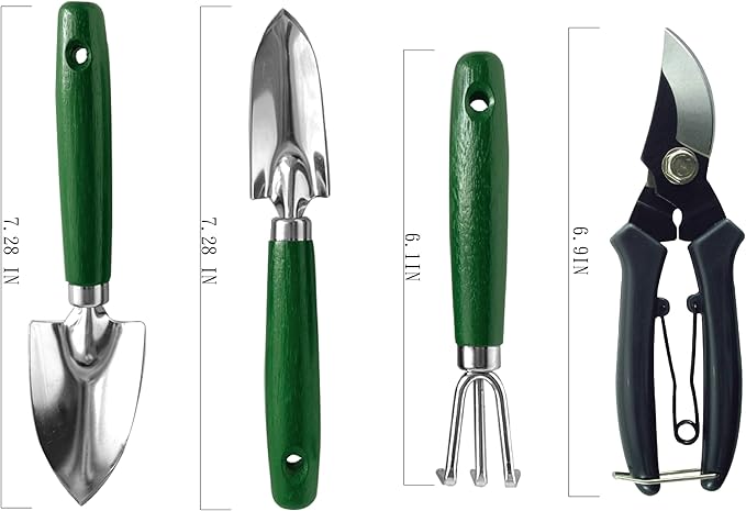 SUMIO Mini Garden Tool kit, Desk Indoor Plant Tool Set, Portable Garden Tool Set, Succulent Tools Kit, Office Planting Tool Set