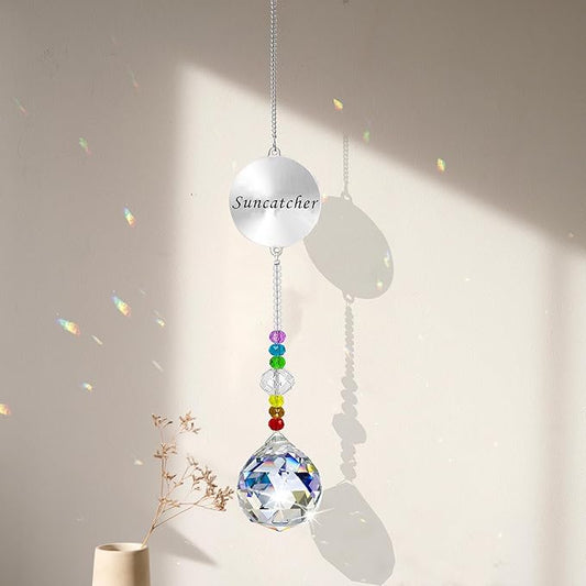 Memorial Gifts Crystal Suncatcher,Unique Sympathy Gifts for Loss of Loved One,Rainbow Maker Bereavement Gifts Box for Loss of Father Mom Dad Son Daughter Husband Brother Grandmother (A)