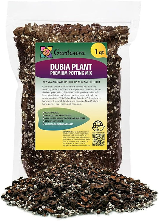 Premium Monstera Dubia Potting Mix - Handcrafted for Optimal Growth - 1 Quart