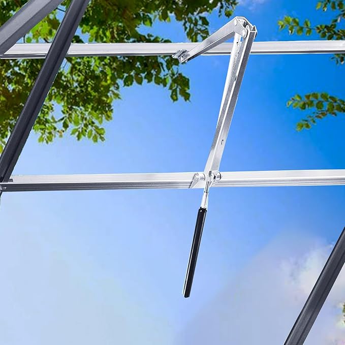 Automatic Greenhouse Window Opener Auto Vent Opener Roof Vent Opener Greenhouse Accessories Solar Window Louvre Thread Opener Auto Vent Kit Agriculture Gardening Tools Greenhouses Supplies