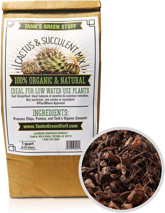 Tanks Pro Mini Cactus and Succulent Mix - 1 qt
