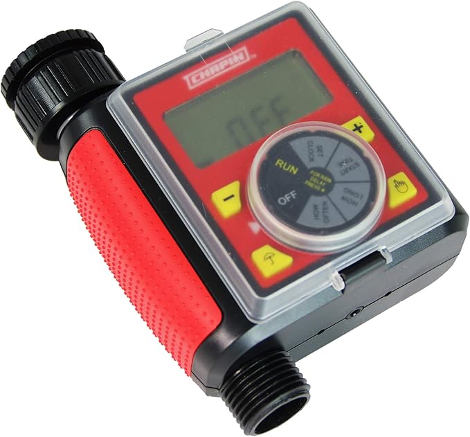 Chapin International Chapin 41002 Single Zone Water Timer with Digital Display, Red/Black