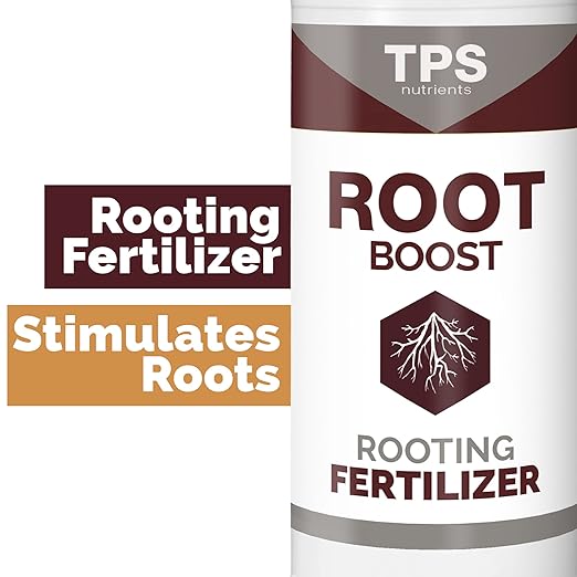 TPS NUTRIENTS Root Boost Advanced Rooting Formula for Living Soil and White Roots, Plus Microbes, 1 Gallon (128 oz)