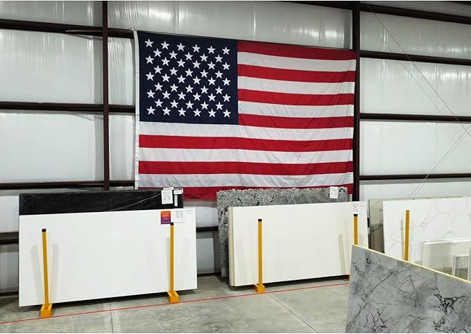 Homissor American Flag 20x30 Ft Large US Flags USA - Giant United State Flag Heavy Duty Outdoor Embroidered Stars for All Weather High Wind Sewn Stripes With Brass Grommets