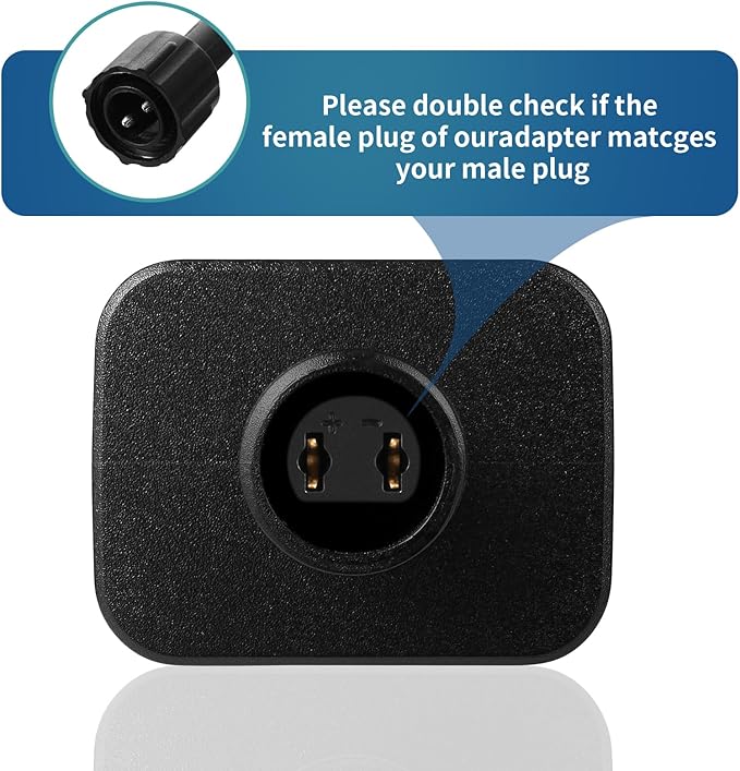 Replacement Yard Inflatable Adapter Power Supply Adaptor - 12V 1.0A 4Pcs - Inflatable Plug Replacement Class 2 Power Supply - for Christmas Tree Light/Thanksgiving Yard Blow Up Decorations