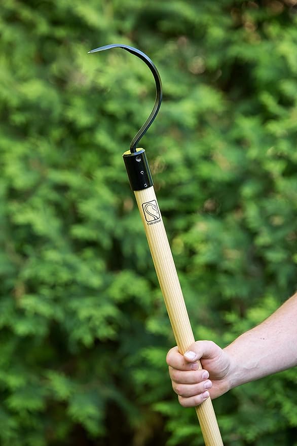 CobraHead® Long Handle Weeder & Cultivator Garden Tool - Forged Steel Blade - Natural 48-Inch Hardwood Handle - Ergonomically Designed for Digging, Edging & Planting - Perfect for Big Gardening Jobs