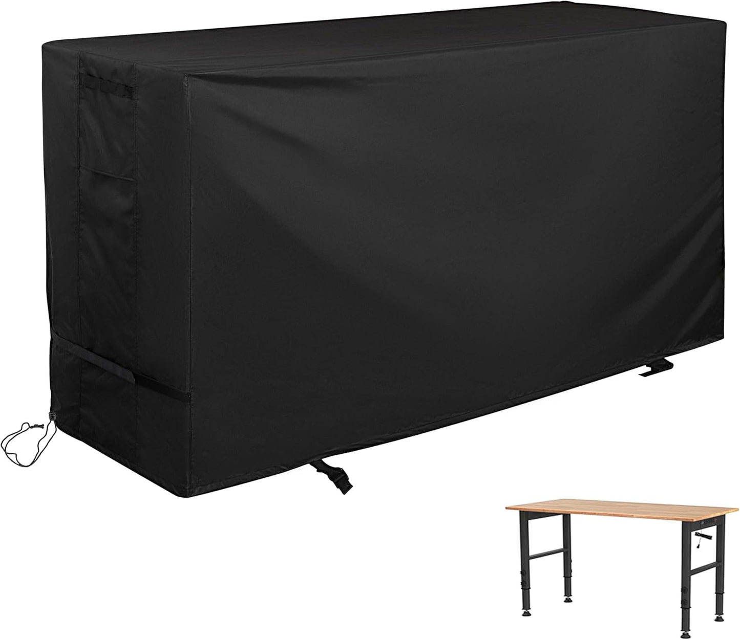 Work Bench Table Cover, Protective Table Cover for Workbench 48in/Garage Tool Bench/Hardwood Worktable-Suitable for Outdoor