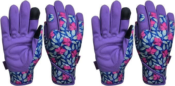 Thorn Proof&Puncture Resistant Gardening Gloves with Grip,Garden Gloves for Women, Leather Work Gloves,Gifts