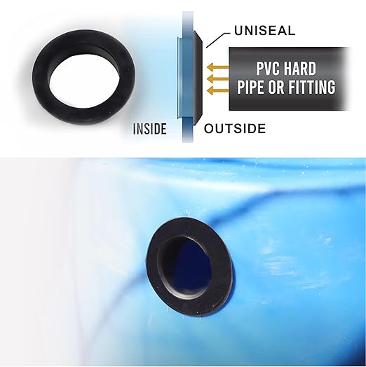 65 Pack Top Hat Rubber Grommets for Wiring Assortment Kit Waterproof Wire Grommets Automotive, Firewall Silicone Plug for Holes, Vinyl Tubing in Hydroponic and Irrigation Systems, 5 Sizes