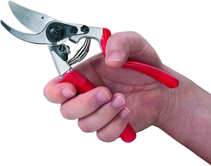 Felco Pruning Shears (F 7) - High Performance Swiss Made One-Hand Garden Pruners