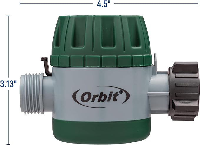 Orbit 62034 Mechanical Watering Hose Timer, Colors May Vary