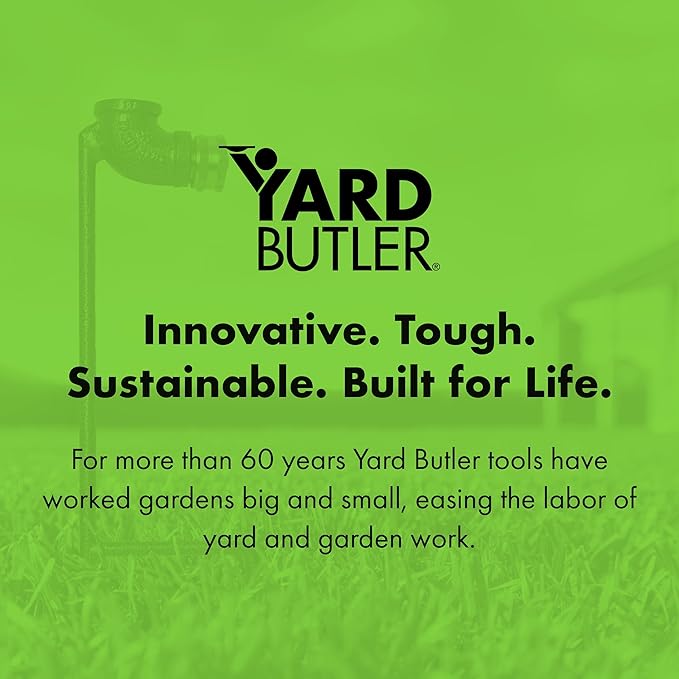 Yard Butler Step Spike Sprinkler Stand - Durable Gardening Supplies for Lawn Care - Sturdy Design & Dual Spikes for Sprinkler Stability - Water Lawn & Garden Evenly