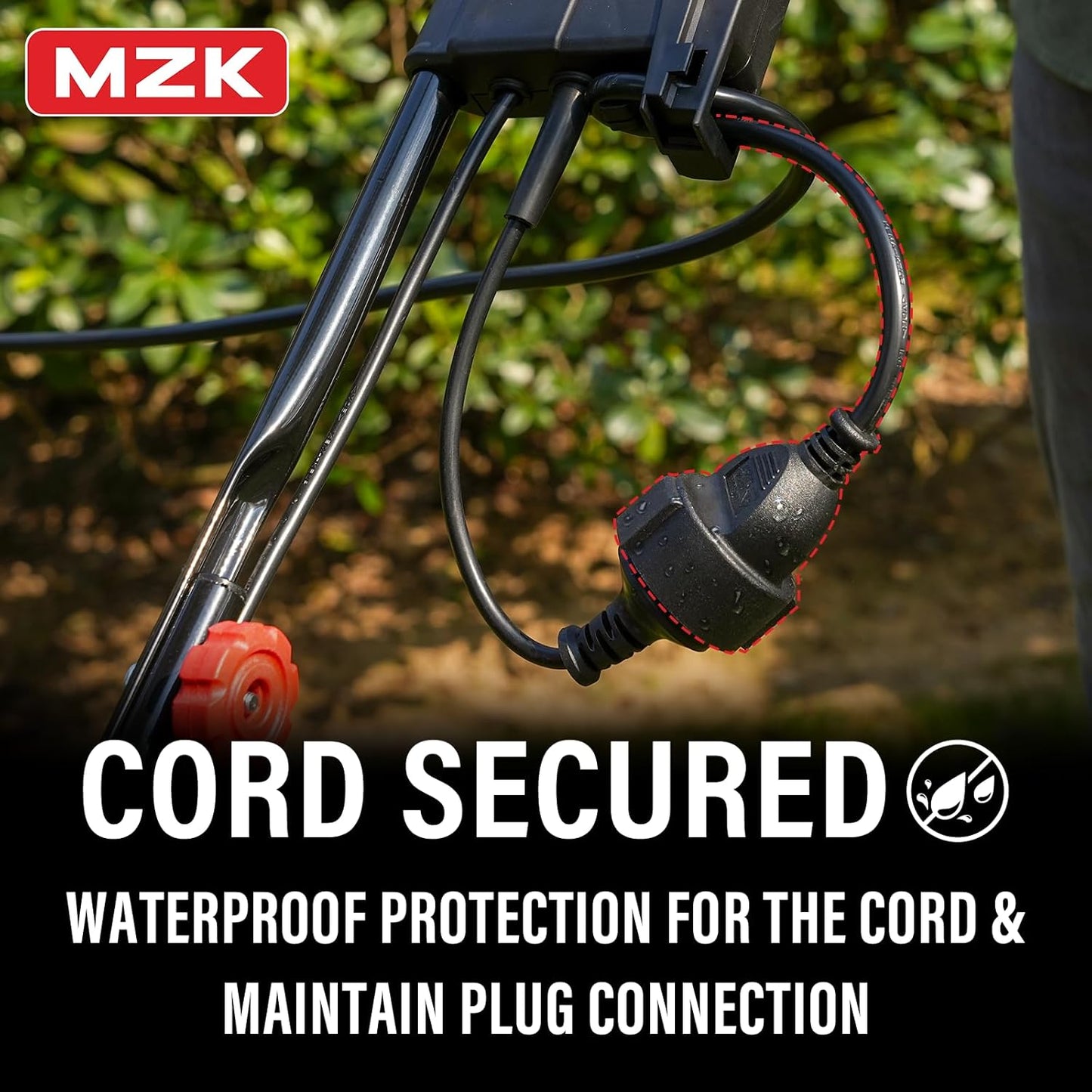 MZK 13-inch 13-Amp 2-in-1 Electric Dethatcher and Scarifier w/Removeable 4-Position Height Adjustment,Lawn dethatcher w/8-Gallon Thatch Collection Bag,Keep Lawn Health (DS13A04)