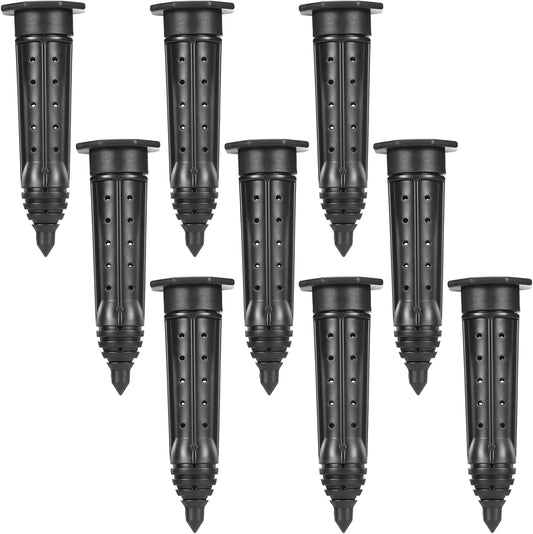 9 Pack Garden Watering Stake Large UV-Protected ABS Plastic Deep Root Irrigation Spike for Trees, Shrubs, Bushes, Shrubs, Flowers, Fruits, Vegetables, Potted Plants (8 Inch)