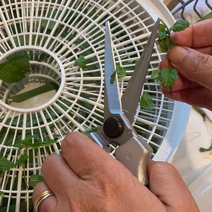 Kings County Tools Flower and Fruit Pruner | 2-1/2" Thin Sharp Blades | Precision Pruning and Cutting | Spring-Loaded Snap Catch